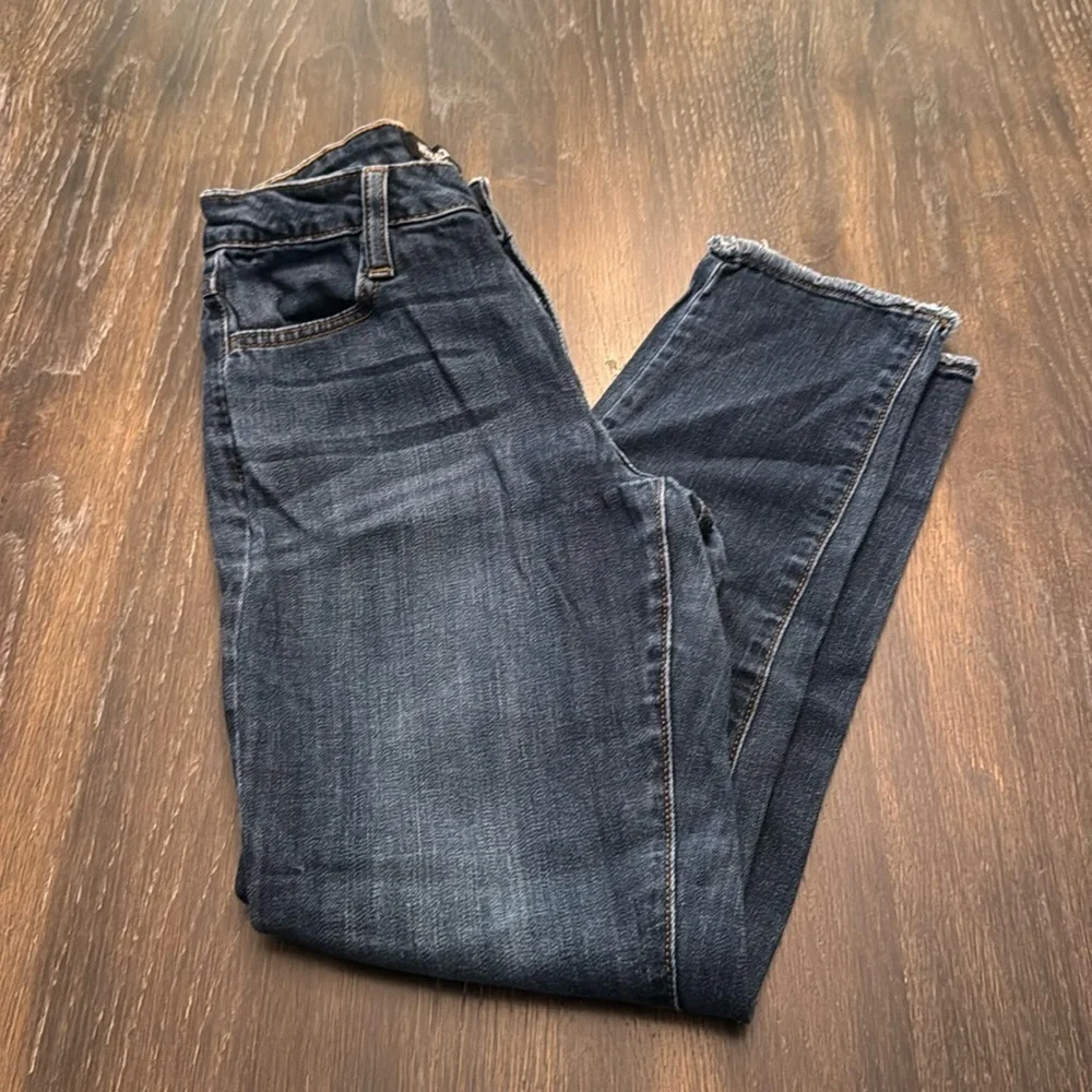 🟤 JUST BLACK DENIM BLUE ANKLE JEANS SIZE 25